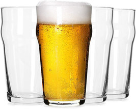 Pint Glasses,20Oz British Beer Glass,Classics Craft Beer Glasses,Premium Beer Gl - £33.56 GBP