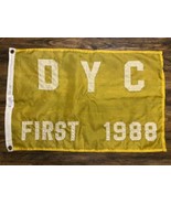 Vintage Detroit Yacht Club DYC Nautical Race Winner Flag First Pace 1988 - £77.66 GBP