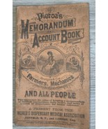 Antique 1900 Pierce&#39;s Memorandum and Account Book For Farmers and Mechan... - $38.99