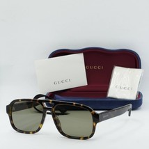 GUCCI GG1342S 003 Dark Havana/Dark Green 59-16-145 Sunglasses New Authentic - $206.39