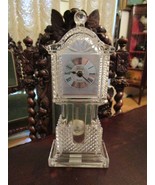 Crystal Legends Of Godinger Crystal Pendulum Clock Batteries, 11&quot; Rare - £98.62 GBP