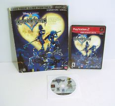Kingdom Hearts, Kingdom Hearts II (Sony Playstation 2, PS2) with Guide  - £19.51 GBP