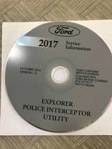 2017 Ford Explorer &amp; Police Service Shop Repair Information Manual On Cd New - £236.06 GBP