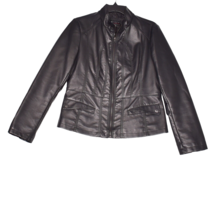 Giacca Faux Leather Women&#39;s Jacket Size Medium - $40.68