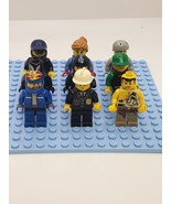 Lego 9 Minifigure Lot Assorted Mixed Lot  City  CAVEMAN FIREMAN C0479 - £14.00 GBP
