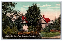 Mark Twain Summer Home Quarry Farm Elmira New York NY UNP DB Postcard M19 - £3.83 GBP