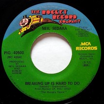 Neil Sedaka - Breaking Up Is Hard To Do / Nana&#39;s Song [7&quot; 45 rpm Single] 1975 - £2.68 GBP