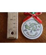 Map of San Juan Islands Ornament Washington State Ceramic Round Flat 2.2&quot; - $184.10 MXN