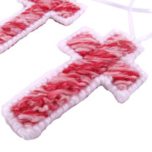 Pink White Easter Christian Cross Decorations - £9.49 GBP