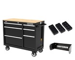 CRAFTSMAN S2000 41IN 6-DRAWER WB W/TRAY &amp; HOLDER BK (CMST34062BK) - £996.81 GBP