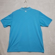 Adidas Men&#39;s Golf Shirt Size XL Blue Short Sleeve Casual Polo - £12.48 GBP