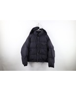 Vintage 90s Streetwear Mens Large Faded Duck Down Puffer Jacket Charcoal... - $1,271.88 MXN