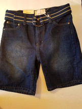 Brooklyn Express or Old Skool Boys  Shorts With Belt Size 6 or 16 Jean NWT - $16.99