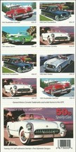 1950&#39;s Sporty Cars Collectible Booklet of Twenty 37 Cent Stamps Scott 3935b - $14.95