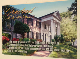 Elvis Presley Postcard Graceland Did You Know - £2.72 GBP