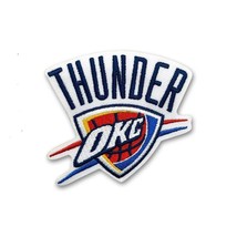 Oklahoma City Thunder 2,7 x 2.5&quot; Iron on Embroidered Patch Basketball New #2 - $2.95