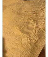 Max Studio Quilt Yellow Seashells Beach Pattern Full/Queen Shams - $95.03 CAD