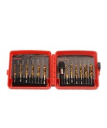 Flzosper 13Pcs Sae/Metric Titanium Combination Drill &amp; Tap Bit, Counters... - $788.19 MXN