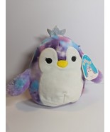 Squishmallow Tomara Penguin Plush Princess Tie Dye 8&quot; Rare Kellytoy New NWT - $22.42 CAD