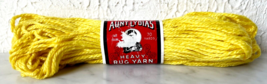 Aunt Lydia&#39;s Heavy Rug Yarn Vintage NEW Old Stock Rayon/Cotton Yellow #510 - £6.02 GBP