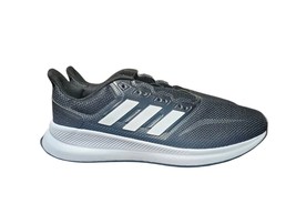 Adidas Runfalcon F36199 Mens Size 9.5 Black White Athletic Running Shoes - $39.99
