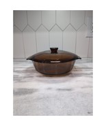 Anchor Hocking Glassware 1.5 Quart Amber Casserole Dish, Baking Cookware... - $319.88 MXN