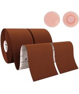Boobtape 2-Roll Safe for Sensitive Skin Fits A-DD Cups Breast Tape - Dar... - $23.06 CAD