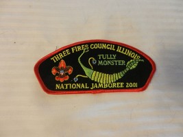 Three Fires Council Illinois 2001 Red Jamboree Council Service Patch CSP - £14.66 GBP