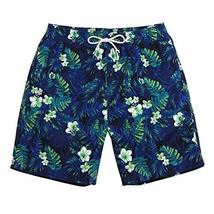 DRAGON SONIC Hot Spring Beach Pants Men's Quick-drying Slacks Holiday Swimsuit,L - $27.94