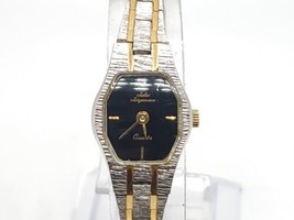 Vintage Jules Jurgensen Quartz Watch Womens New Battery Two-Tone 15mm 4831 - £67.10 GBP