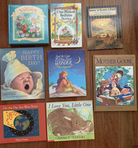 Bedtime Stories For Children Mother Goose Virtues Lot Of 8 Picture Books - $17.80