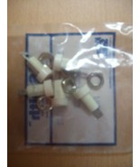 5 pack 1509-101 Abbatron HH smith banana jack 1509-101b insul d white - $11.47