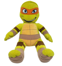 Build A Bear Teenage Mutant Ninja Turtle Michelangelo Talks Stuffed Animal Plush - £27.50 GBP