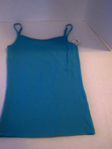 WOMENS/JRS Kirra Cami Tank Top Adjustable Straps Solid Blue Mist New $15 - £8.64 GBP