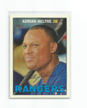 Adrian Beltre (Texas Rangers) 2016 Topps Heritage Card #405 - £3.88 GBP