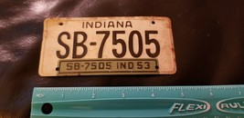 Vintage 1950’s Indiana BICYCLE LICENSE PLATE - £44.70 GBP