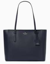 NWB Kate Spade Schuyler Navy Blue Tote Handbag K7354 Purse $359 Gift Bag FS - £107.20 GBP