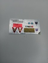 Vintage G1 Transformers Unused Decal Sticker Sheet Bonecrusher Devastator Figure - £22.37 GBP