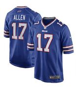 Josh Allen #17 Bills Men's Alt Blue Replica Jersey - $59.99