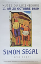 Simon Segal - Affiche Originale Exposition - Musee Du Luxembourg Paris - 1989 - £101.52 GBP