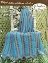 Needlecraft Shop Crochet Pattern 952180 Marbled Turquoise Afghan Series - $2.99