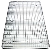 10&quot; x 18&quot; Chrome Plated Footed Draining Grate for Steam Table Pan - £6.77 GBP