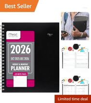 Durable 2026 Planner - Weekly &amp; Monthly Calendar for Personal and Office... - $22.72