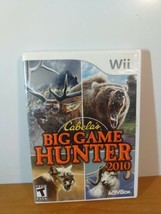 Nintendo Wii: Cabela&#39;s Big Game Hunter 2010, Tested, Free Shipping W Manual - £7.14 GBP