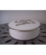 MIKASA Covered PorcelainTrinket Jewelry Box Silver 25th Anniversary Gift... - £7.48 GBP