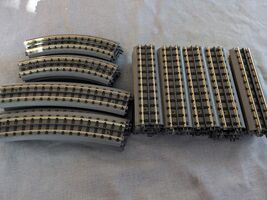 Lot De 56 Rail King MTH Électrique Train O Jauge Long Court Courbé 10 IN... - $176.71