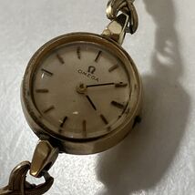 Omega 14K Gold Filled Ladies Watch 17j 484 Movement FOR PARTS OR REPAIR ... - $87.07