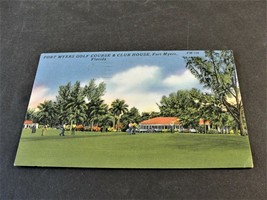 Fort Myers Golf Course and Club House - Fort Myers, Florida -1950s Postcard. - £6.93 GBP