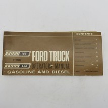 1967 Ford Truck 100 - 350 Operators Manual Gasoline Diesel Original w/ M... - $13.49
