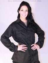 NEW  TRU-SPEC 4 POCKET BLACK NIGHT OPS BDU COMBAT COAT JACKET LARGE REGULAR - $29.03